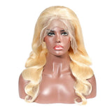 Blonde 613 Wig - Body Wave Natural Hair - 13x6 Frontal Lace