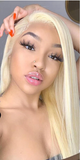 Blonde Straight Natural Hair - Full Lace