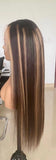 Highlight Honey Blonde Straight Frontal Lace