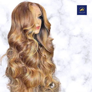 Honey Blonde 13x4 Frontal Lace - Body Wave