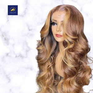 Honey Blonde 13x4 Frontal Lace - Body Wave