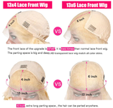 Blonde Straight Natural Hair - 13x6 Frontal Lace
