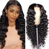 Loose Deep Wave Full Frontal Lace Wig - 13x6 Frontal