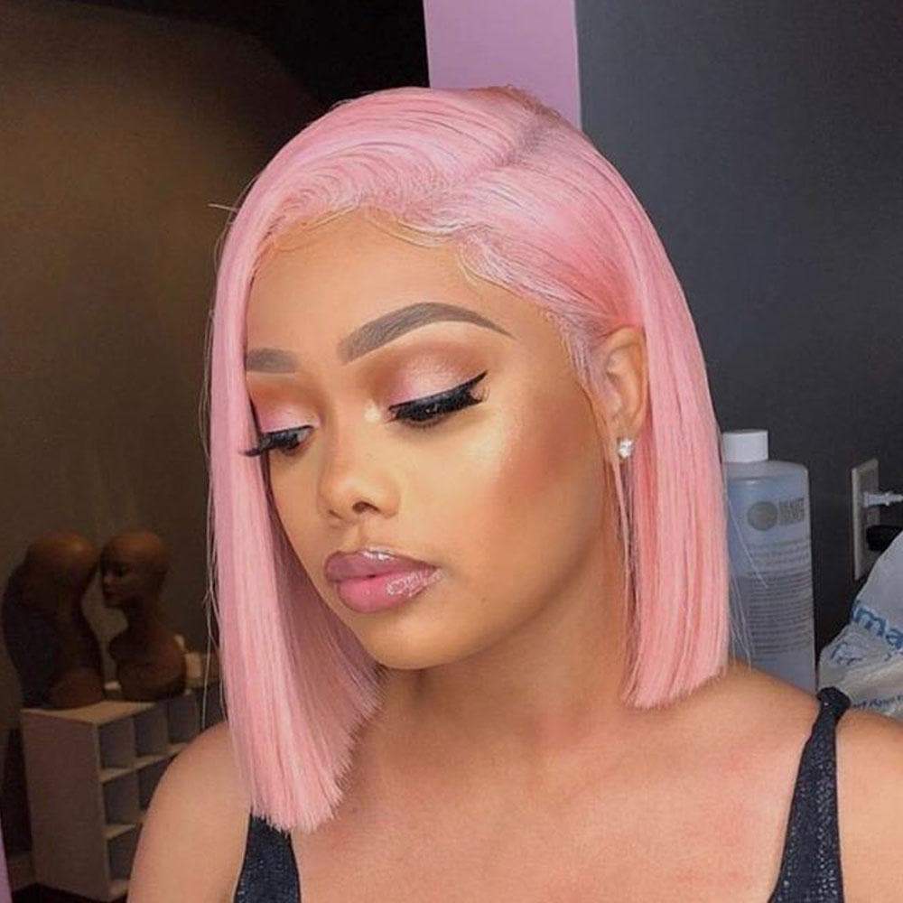 Pink bob hot sale
